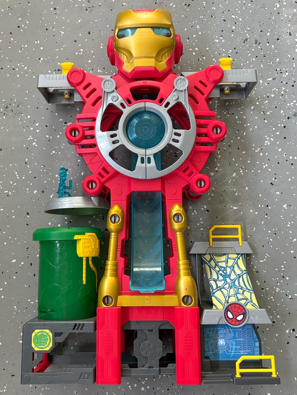 PLAYSKOOL IMAGINEXT Marvel Heroes Iron Man Headquarters GUC Hasbro